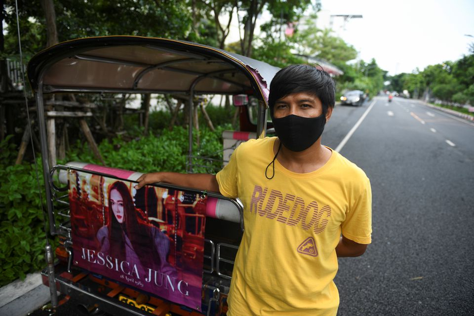 K-pop activism a lifeline for Thailand's hard-hit 'tuk tuk' drivers