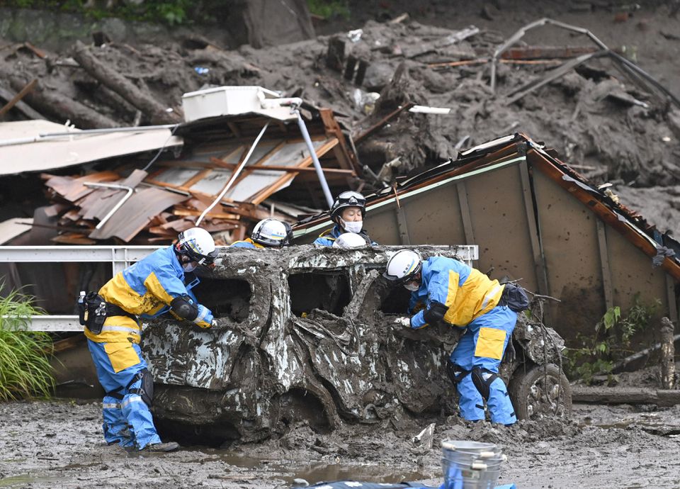 Japan resumes rescue work after deadly landslides, 20 missing: Kyodo