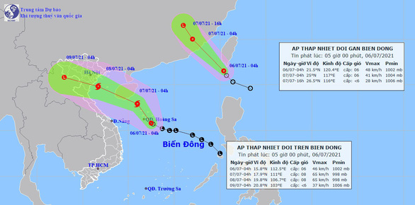 Tropical depression may turn into storm, hit northern Vietnam