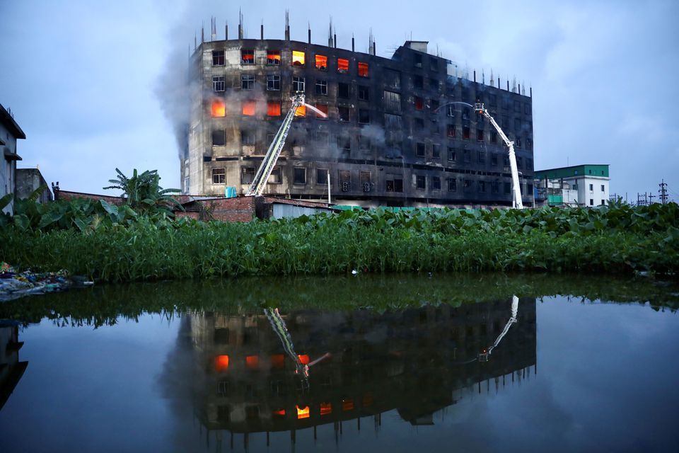 Fire at Bangladesh factory kills 52 workers, police open probe