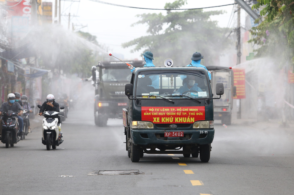 Ho Chi Minh City starts week-long disinfection amid rising COVID-19 cases