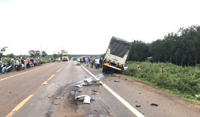 Three die in head-on collision in Vietnam’s Central Highlands