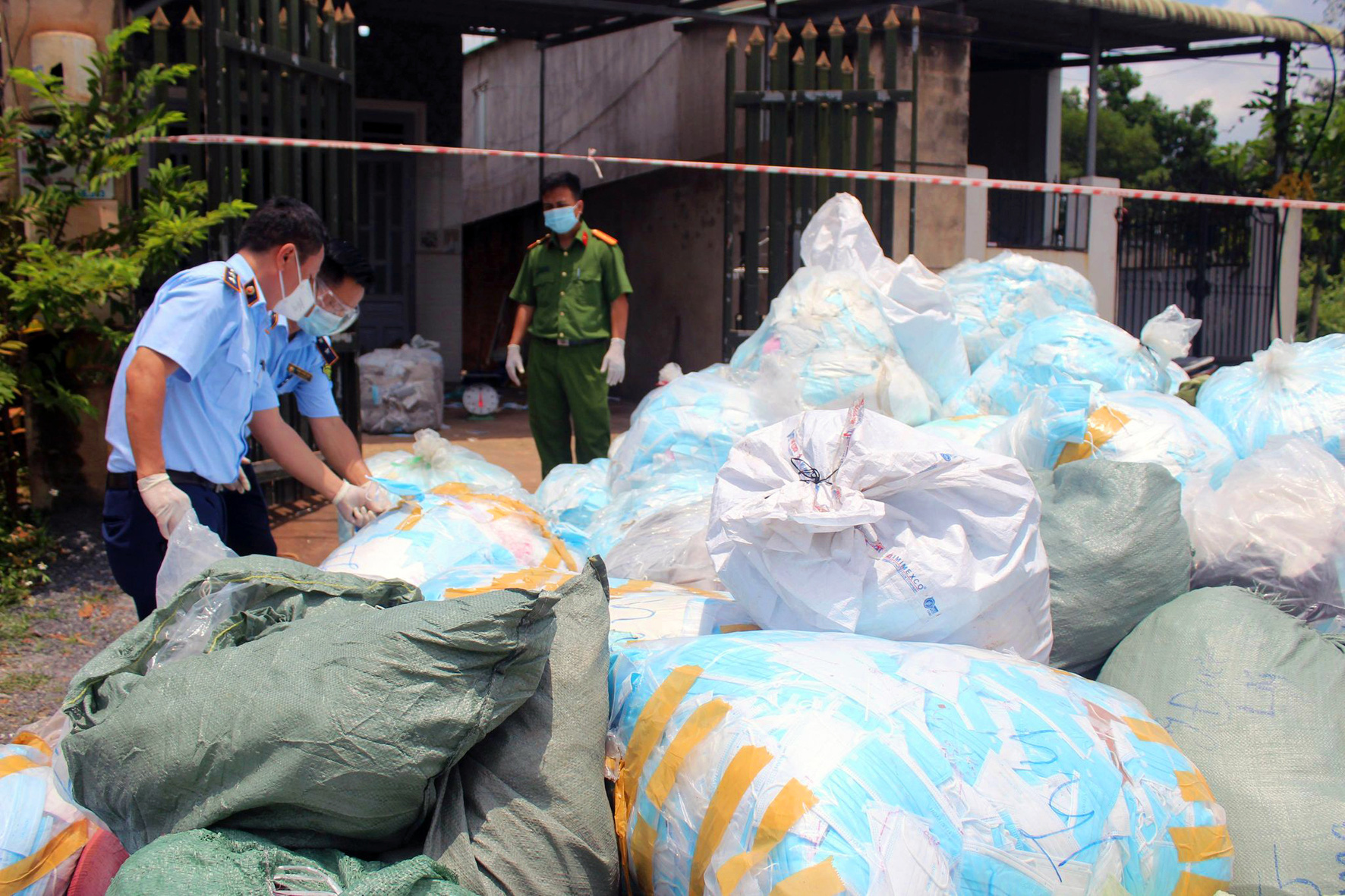 Facility caught recycling face masks in southern Vietnam