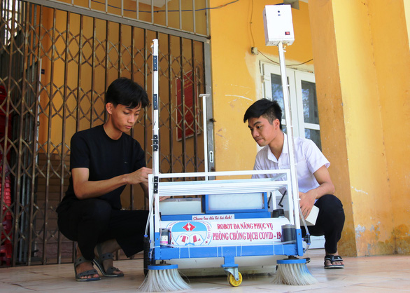 In Vietnam, students' robot lends helping hand in COVID-19 fight
