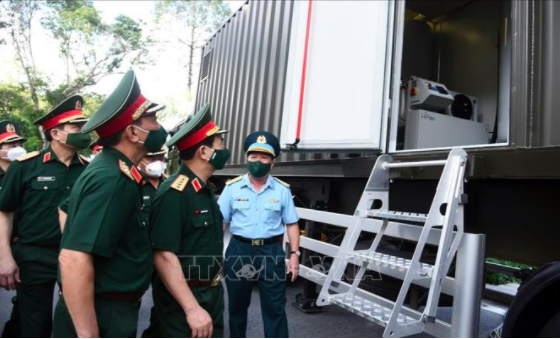 Military operates mobile oxygen production stations in Ho Chi Minh City