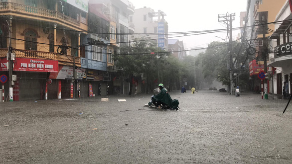 Torrential rain deluges streets in Vietnam's Hai Phong