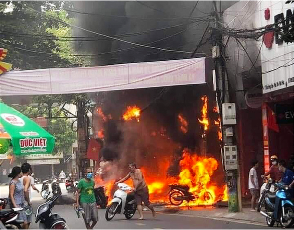 Man held for burning four shops in northern Vietnam