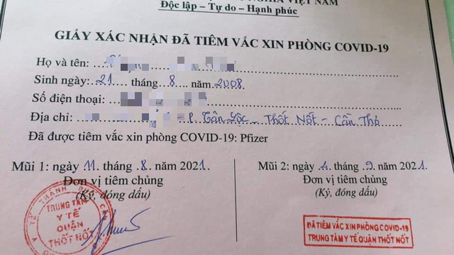 Health official suspended after teen provided with COVID-19 vaccination in Vietnam’s Mekong Delta