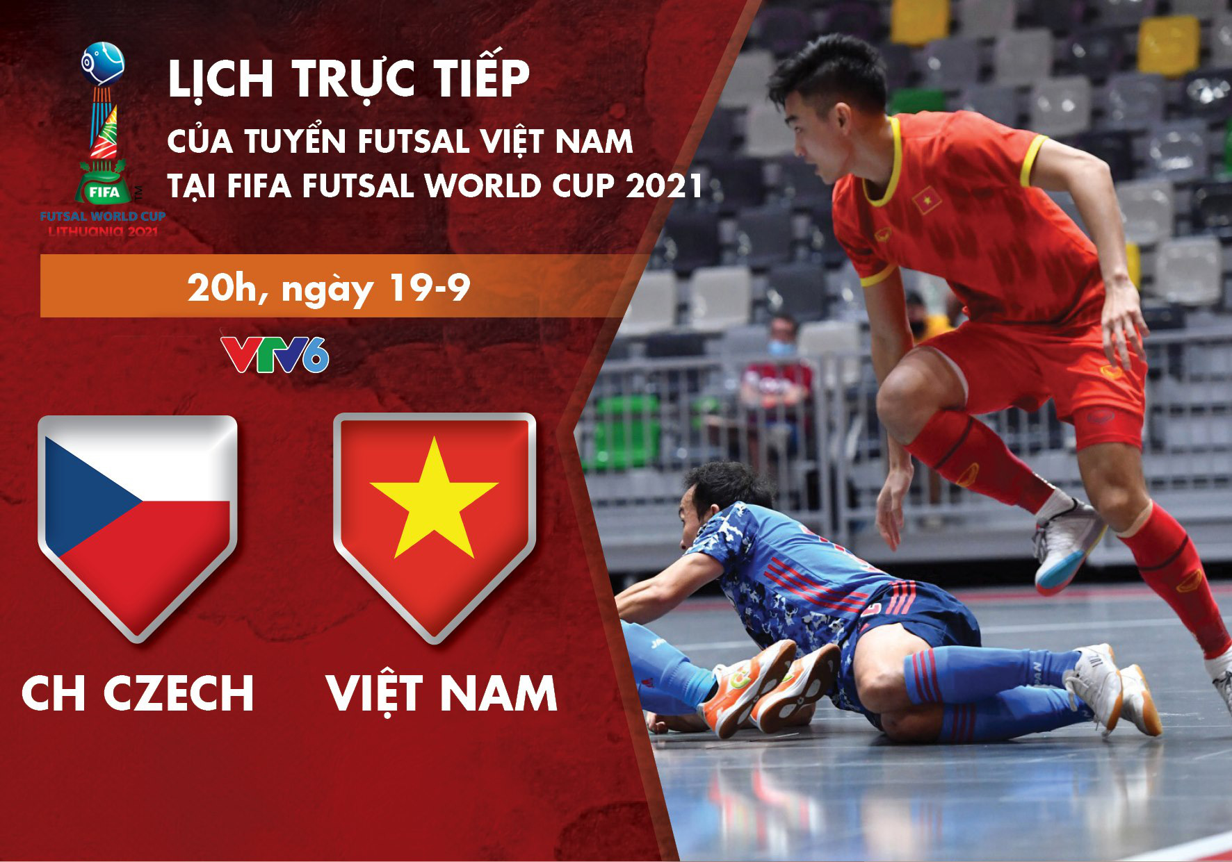Vietnam to face Czech Republic in last group-stage game at FIFA Futsal World Cup