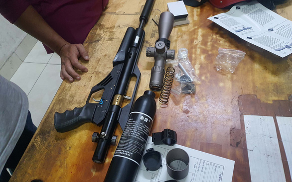 Airguns illegally put up for online sale in Vietnam