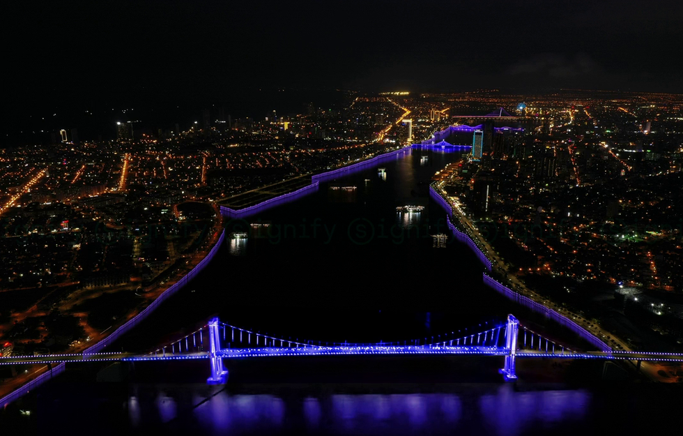Artistic lighting designs completed for 'River of Light’ project in Da Nang