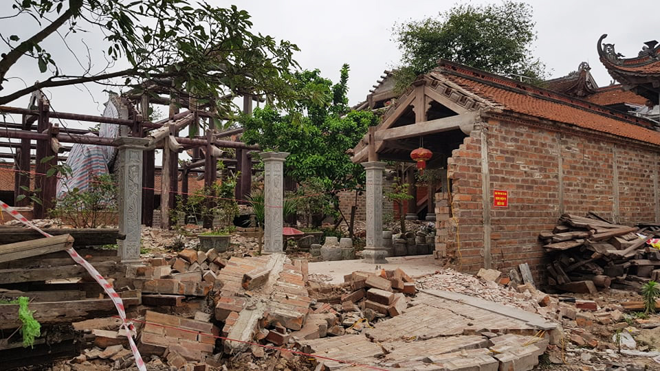 One killed as wall collapses at pagoda restoration site in northern Vietnam