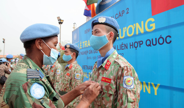 Vietnam’s field hospital in South Sudan honored with UN peacekeeping medals