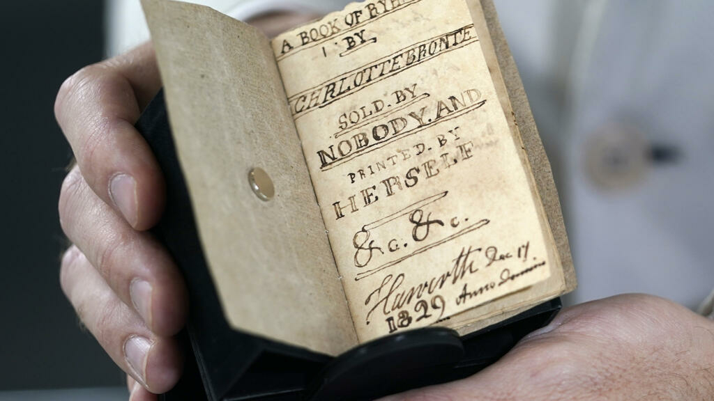 Tiny Bronte book heads home to Yorkshire after New York sale