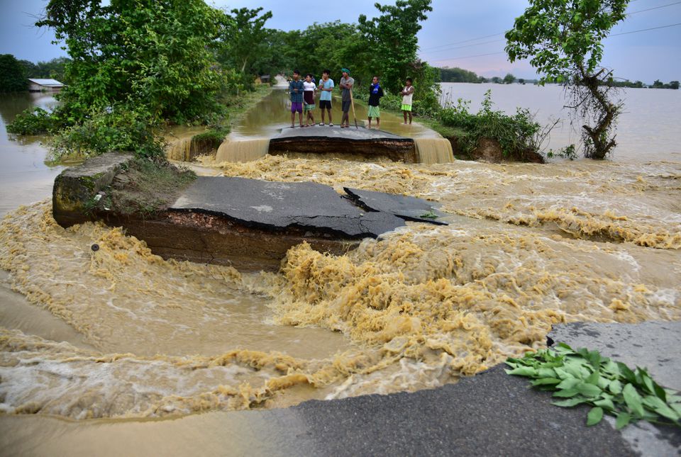 Floods kill 25 in India's Assam, displace thousands