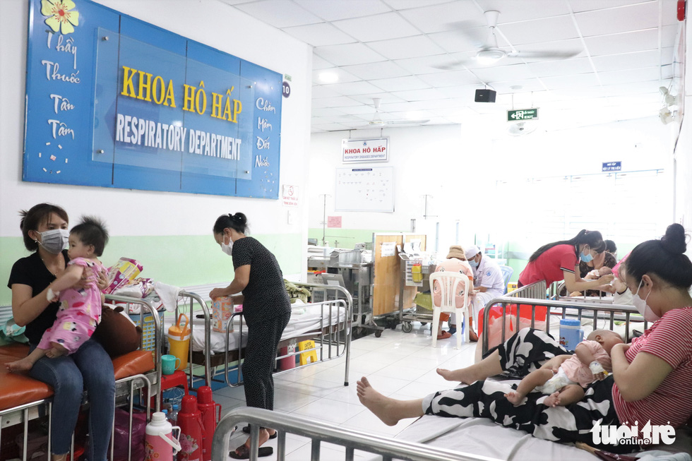 Much more children hospitalized for respiratory diseases in Ho Chi Minh City