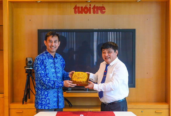 Indonesian Consul General in Ho Chi Minh City visits Tuoi Tre headquarters