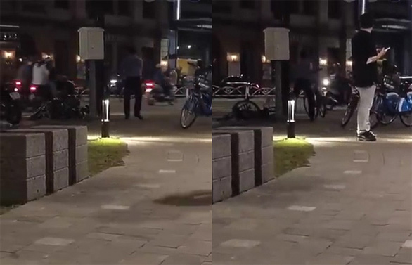 Video shows man throwing away public bicycles in Ho Chi Minh City