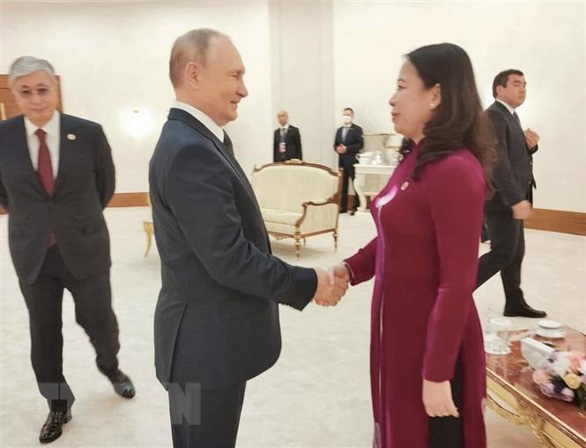 Vietnam’s vice-president proposes initiatives at CICA, meets Russian leader Putin