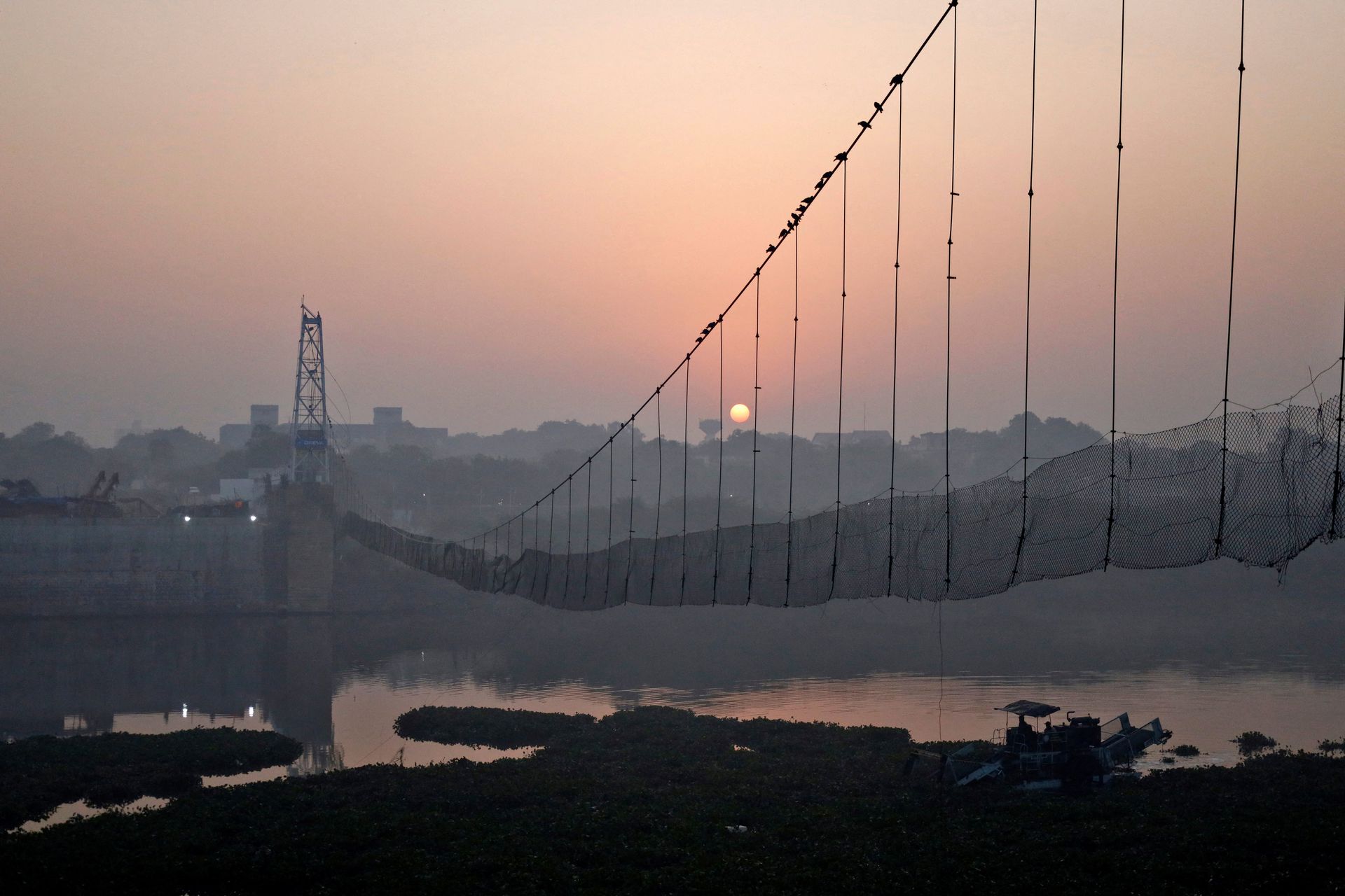 Indian bridge death toll climbs to 135 as search operations enter third day