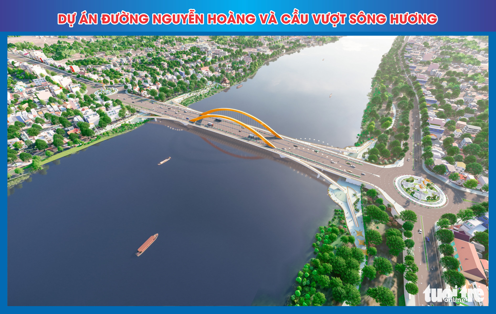 Vietnamese central province builds new $80mn bridge over Perfume River