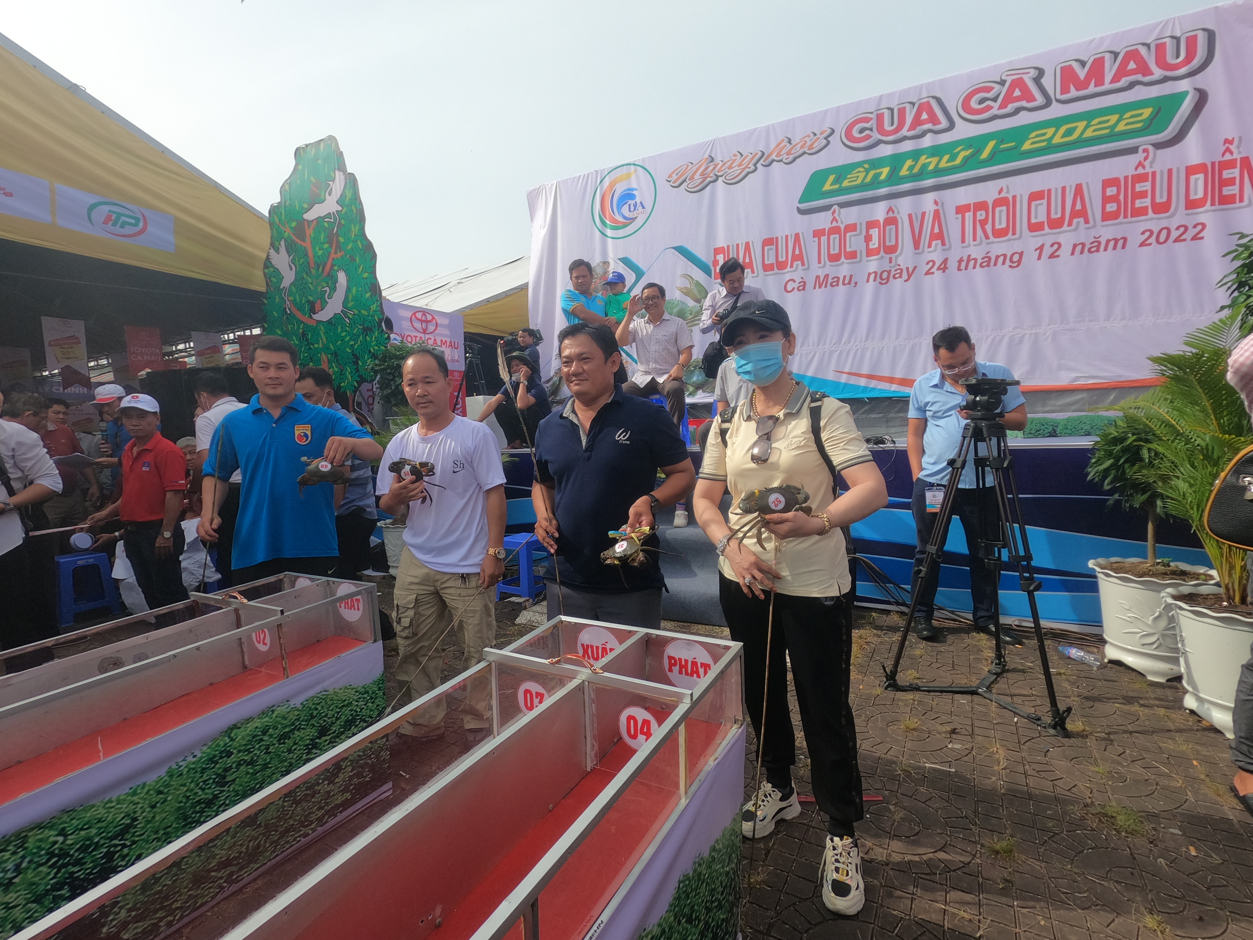 Vietnam’s Ca Mau organizes first crab racing competition