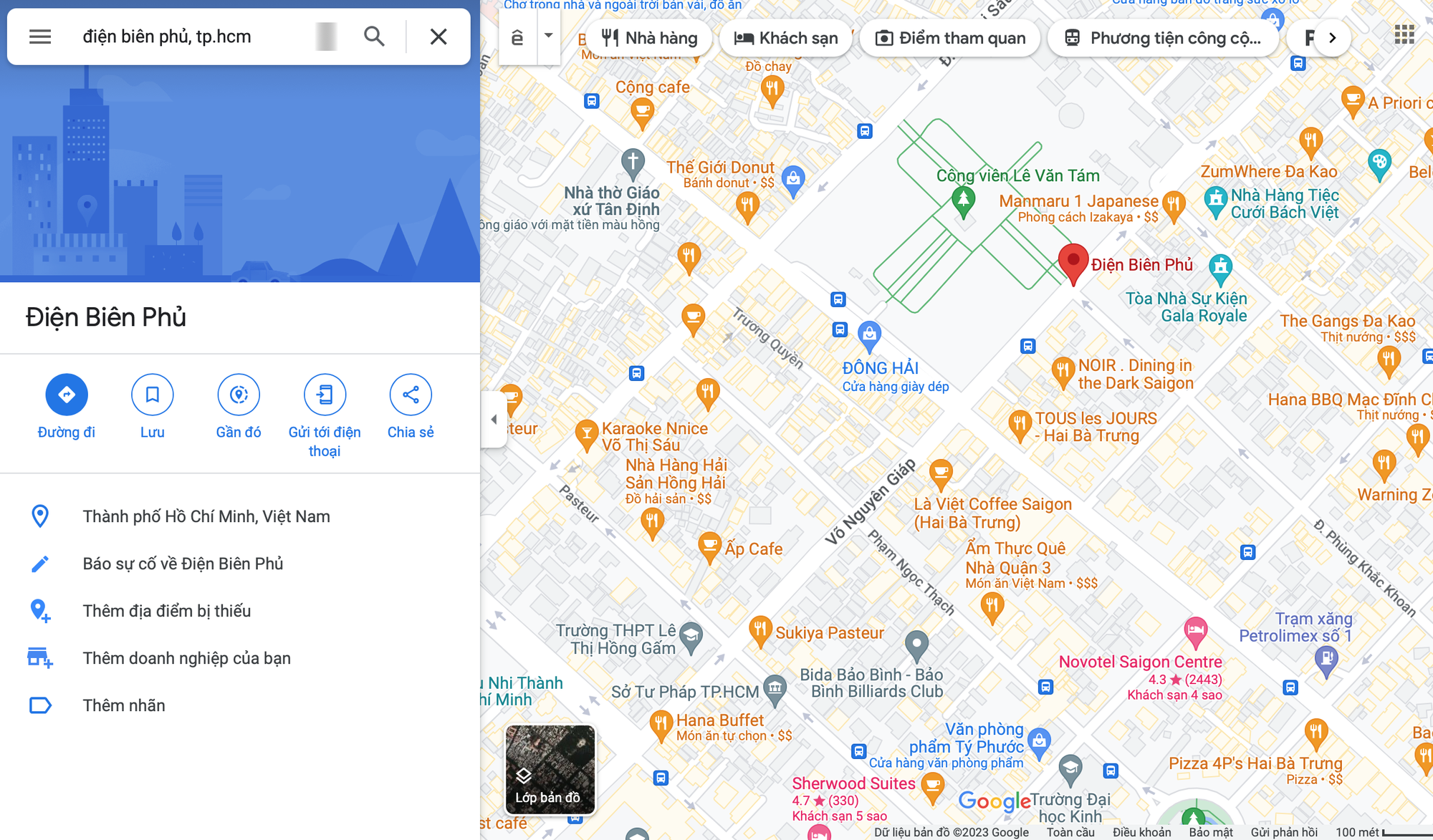 Google Maps mistakes major road in Ho Chi Minh City