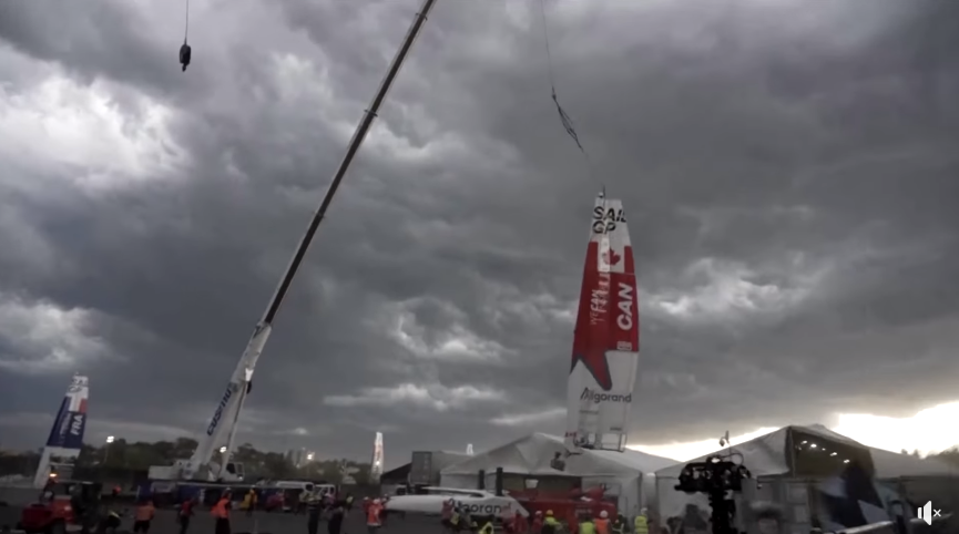 Racing cancelled on second day of Australia Sail GP due to wind damage