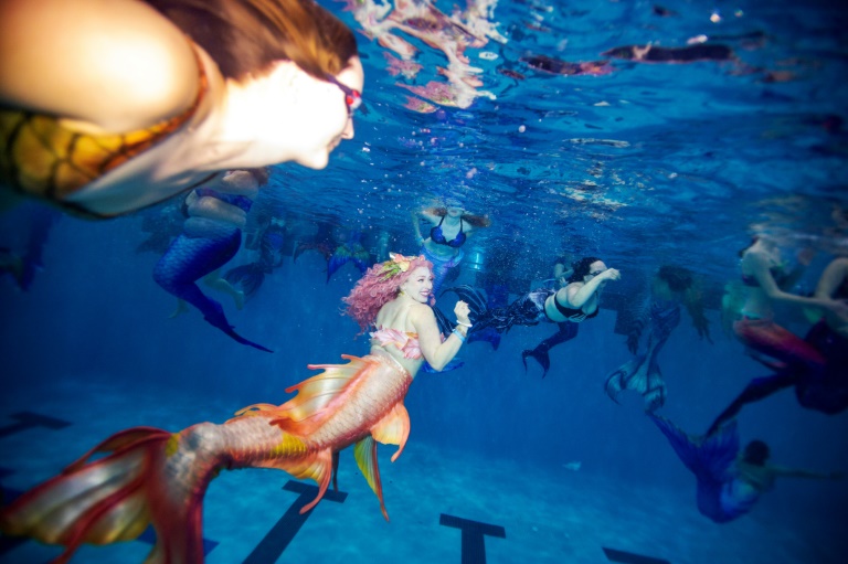 'Sharing the magic': Mermaids embrace inclusivity