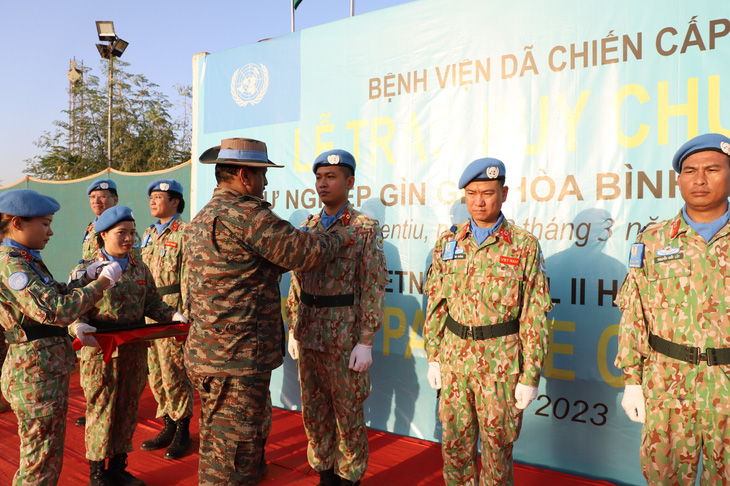 Vietnam’s field hospital in South Sudan awarded with UN peacekeeping medals