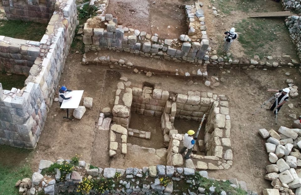 Peruvian archaeologists unearth 500-year-old Inca ceremonial bath