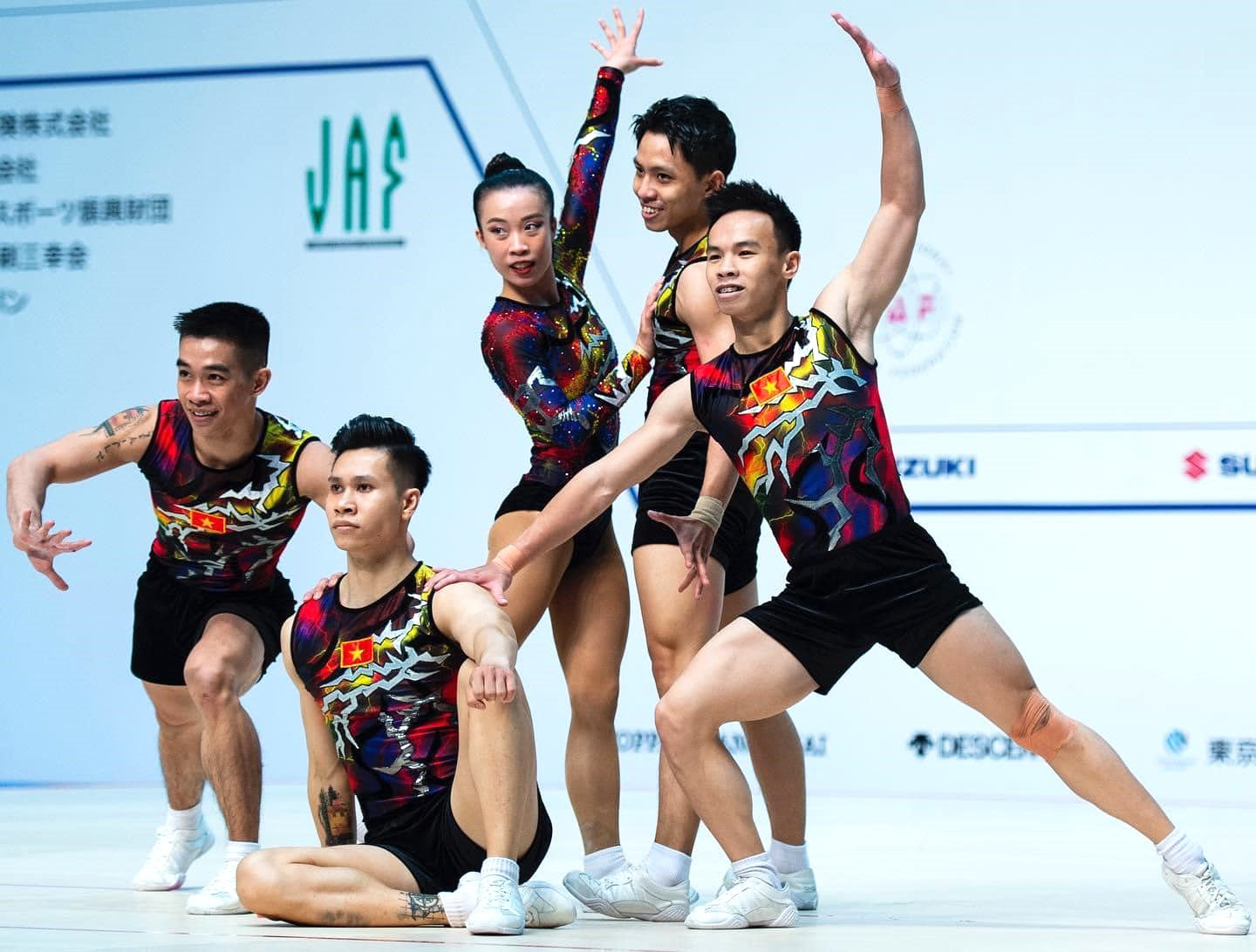 Vietnam strikes gold at Aerobic World Cup 2023 in Japan