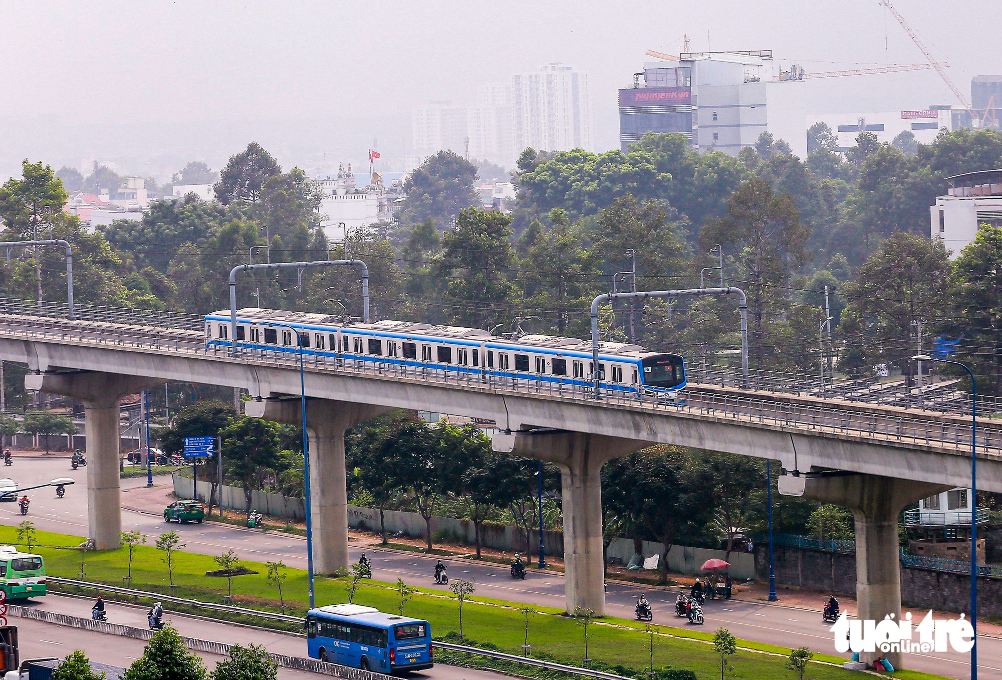 Ho Chi Minh City’s first metro line makes third test run below 50kph