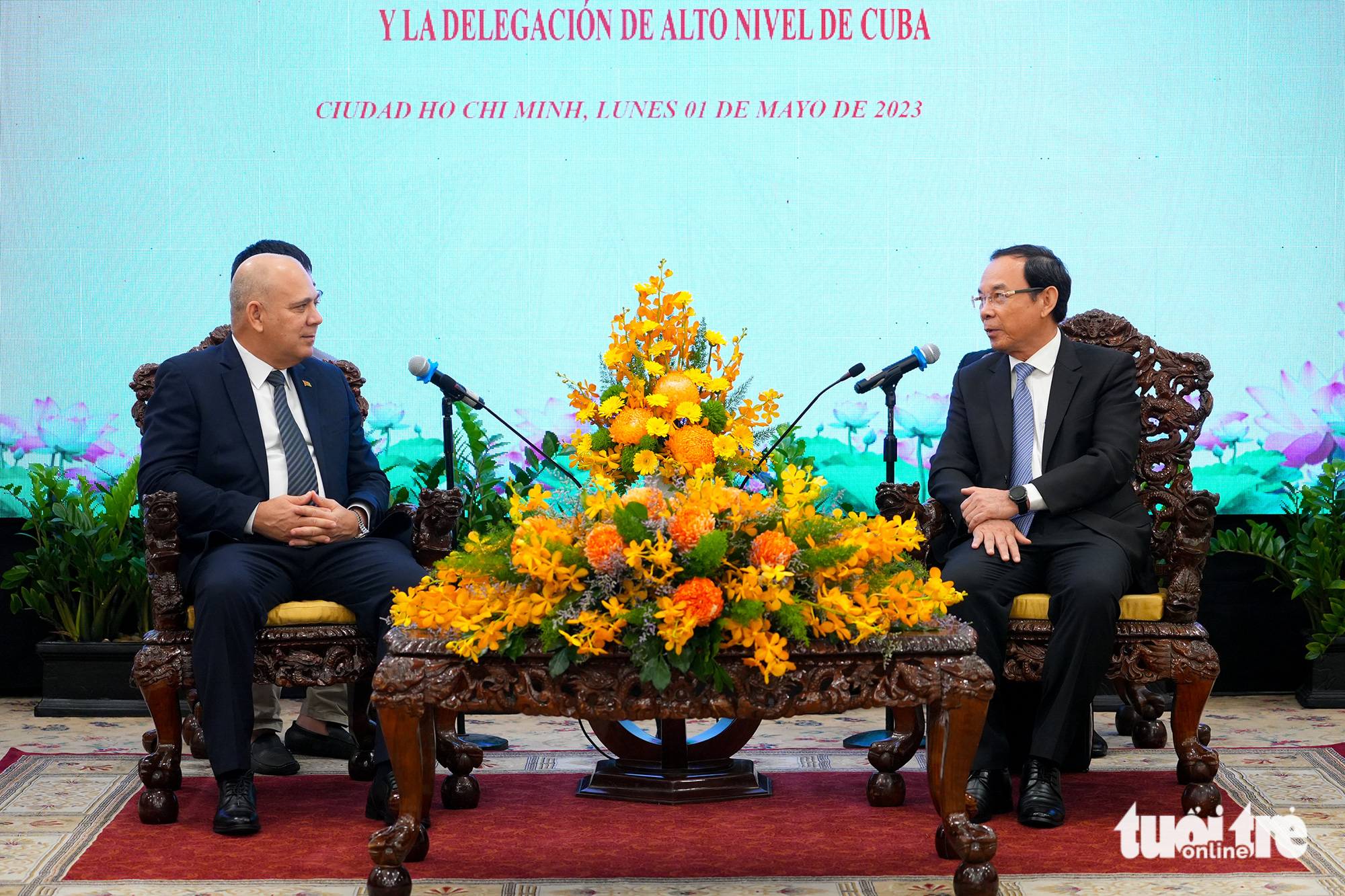 Ho Chi Minh City Party chief greets high-ranking delegation from Cuba
