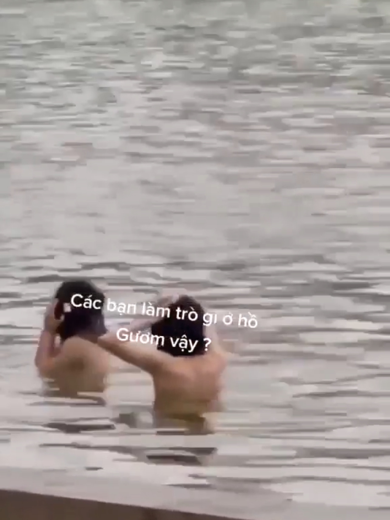 Hanoi works to verify video of women bathing topless in Hoan Kiem Lake