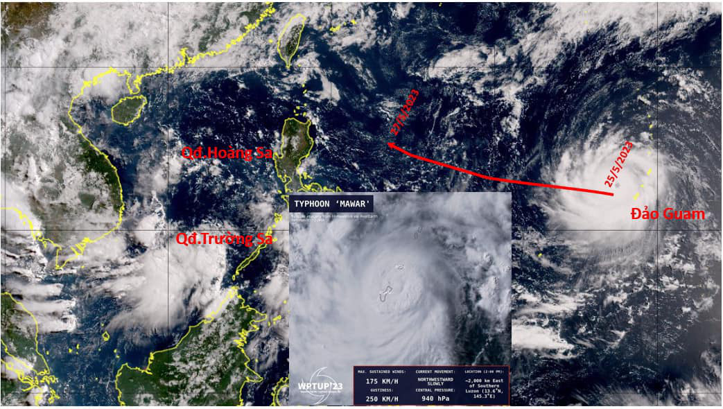 Vietnam monitors Philippines-approaching Typhoon Mawar