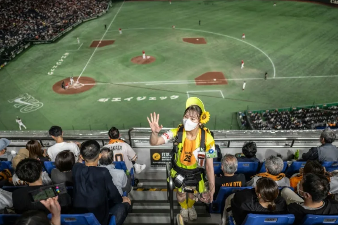 Speed demons: the 'uriko' beer vendors of Japanese baseball