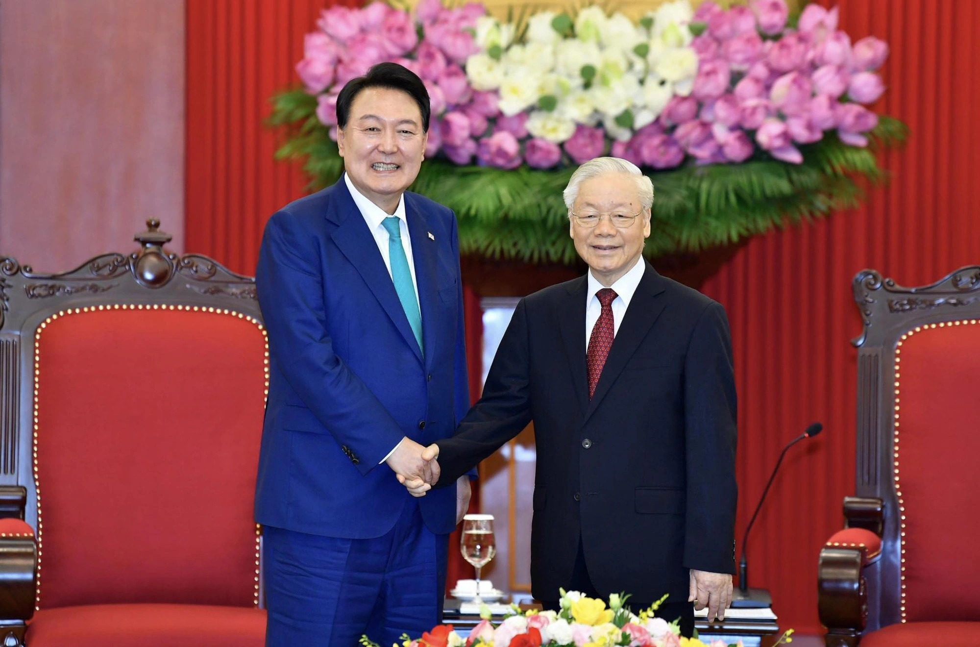 Vietnam’s Party chief hosts S.Korea’s president
