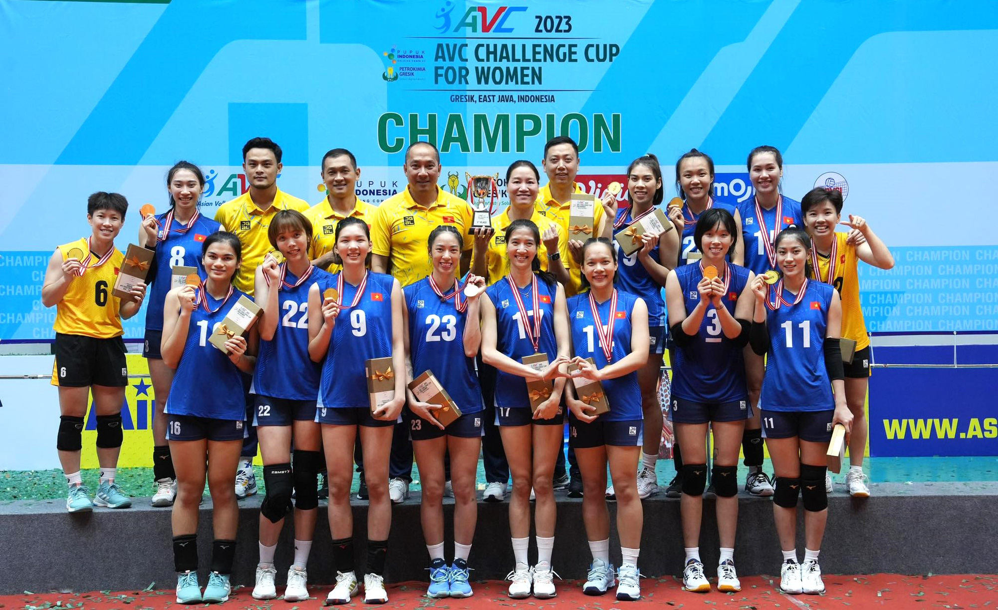 Vietnam wins Asian volleyball cup