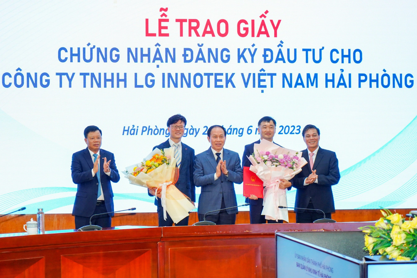 South Korean firm LG pours additional $1bn into Vietnam's Hai Phong