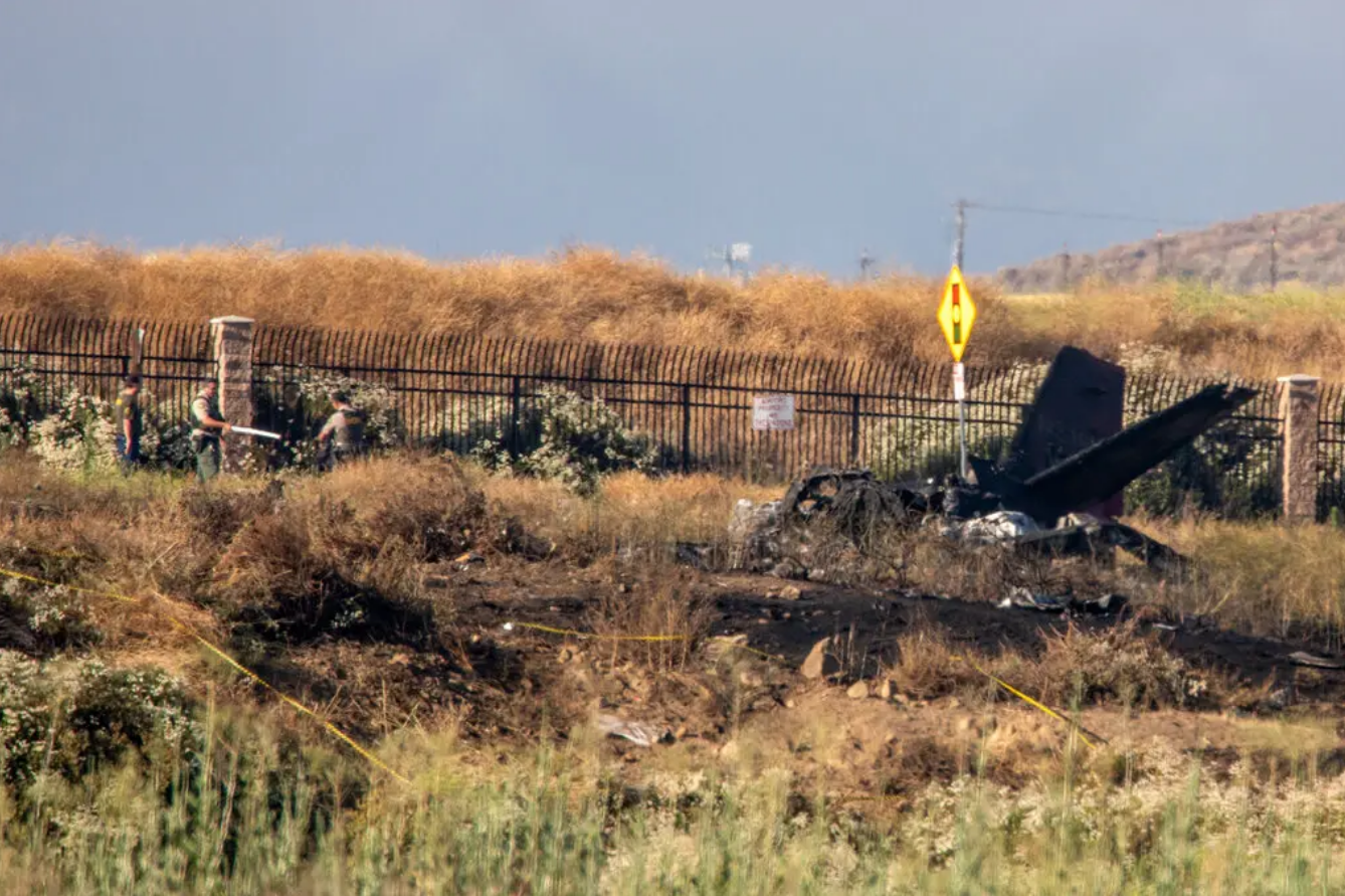 Six dead in private jet crash outside Los Angeles