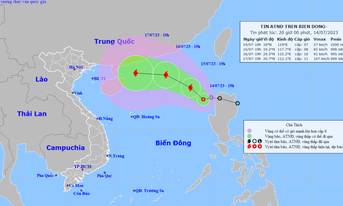 Depression likely to strengthen into storm towards Vietnam