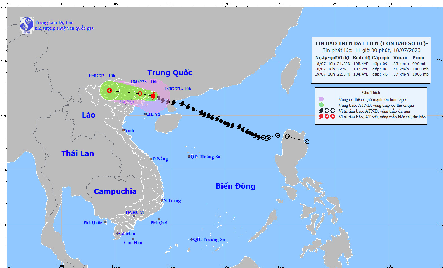 Typhoon Talim makes landfall near Vietnam-China border