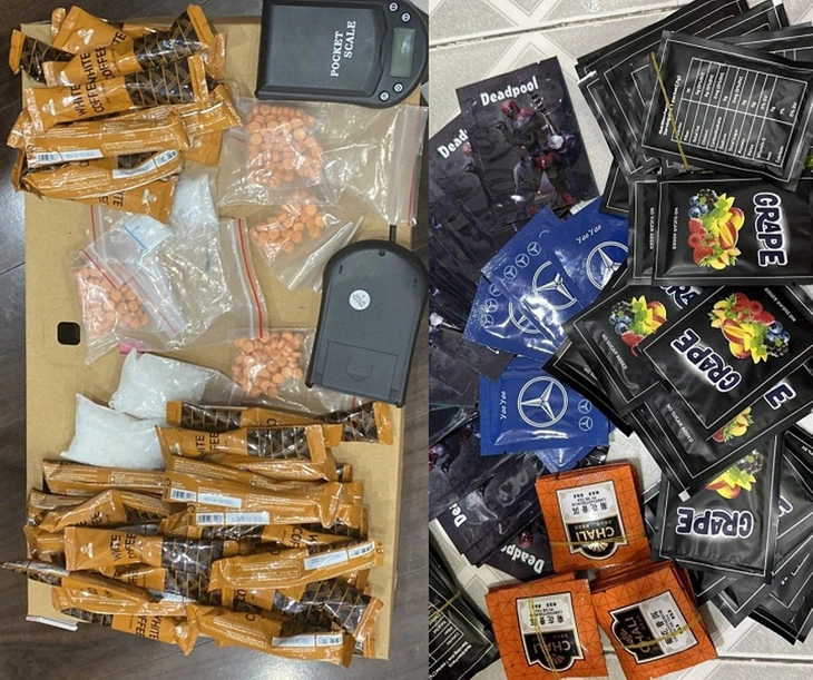 Da Nang police warn of narcotics hidden in instant coffee packets