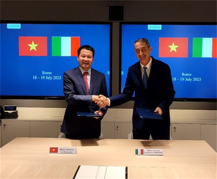 Vietnam, Italy ink confirmation of draft deal on confidential information protection, exchange