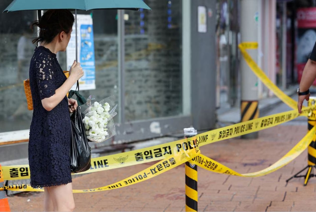 One killed, three hurt in South Korean stabbing incident, Yonhap reports
