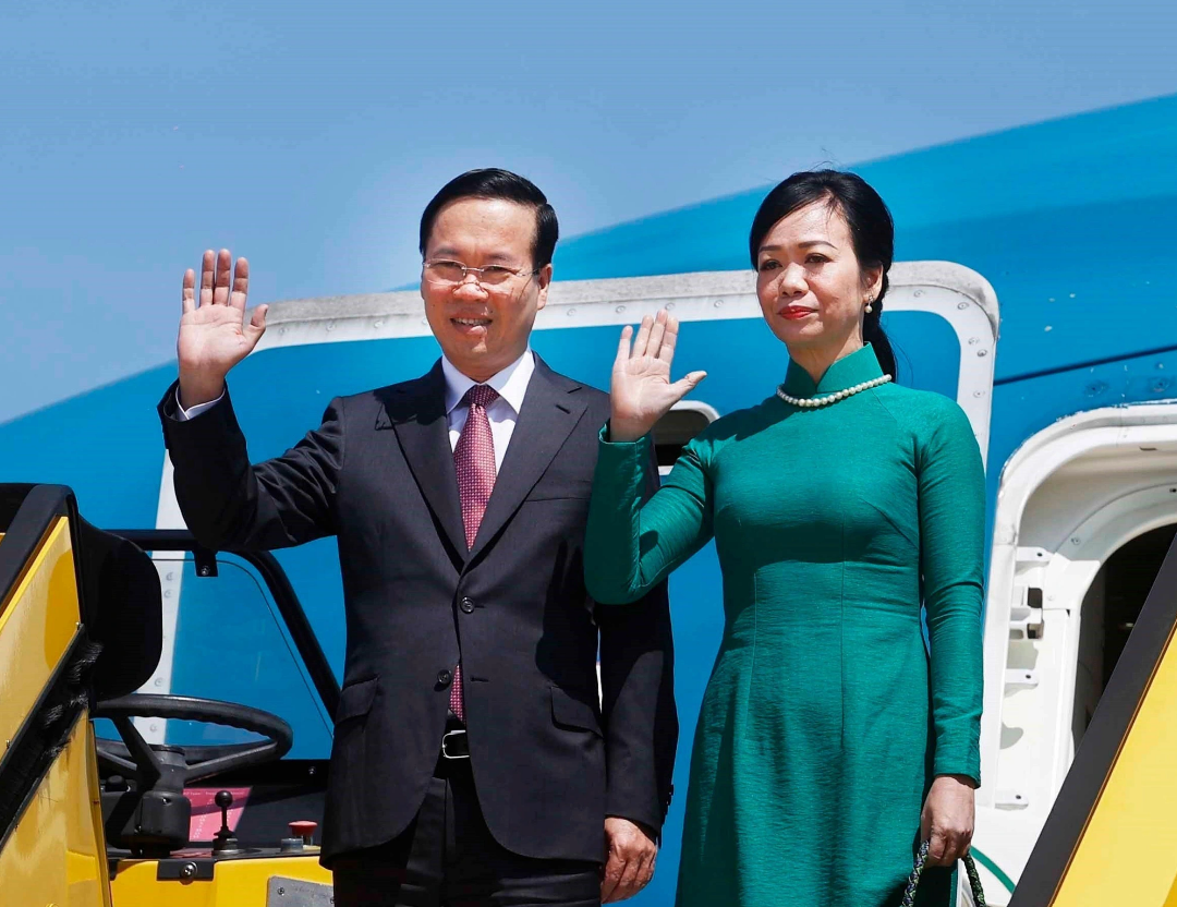 Vietnamese state president arrives in Austria for official visit