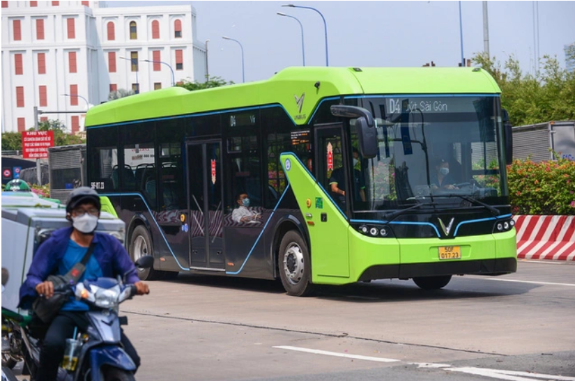 First e-bus route in Ho Chi Minh City incurs loss
