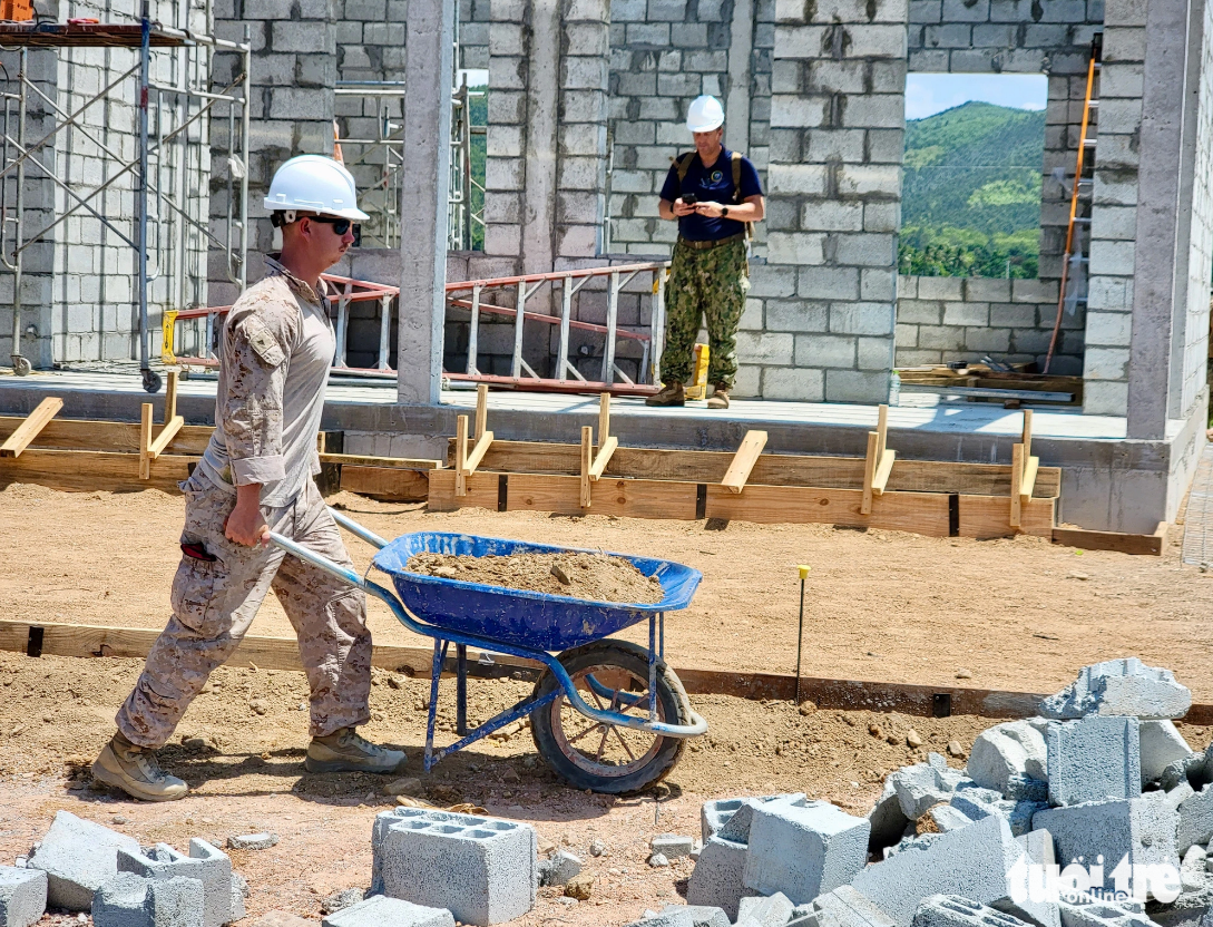 Pacific Partnership mission starts building classrooms in central Vietnam