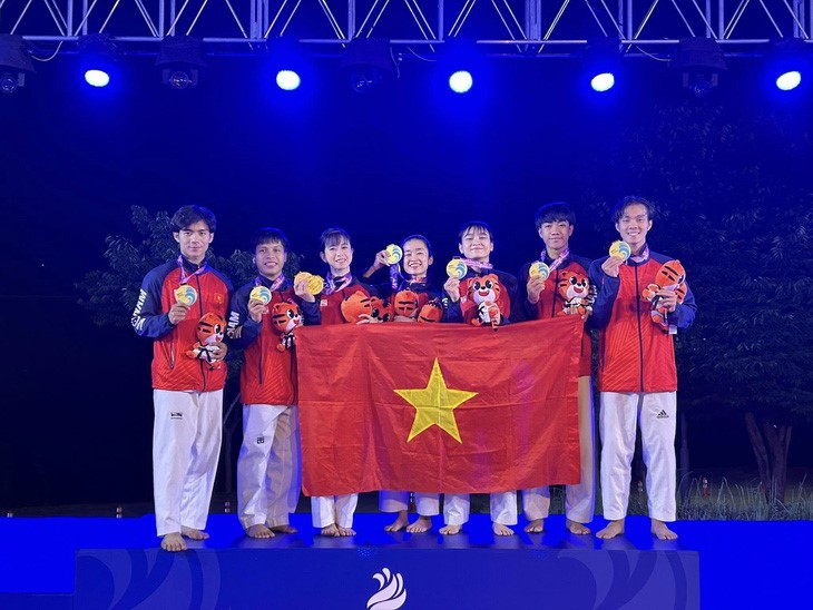 Vietnam wins gold at 1st World Taekwondo Demonstration Team Championships